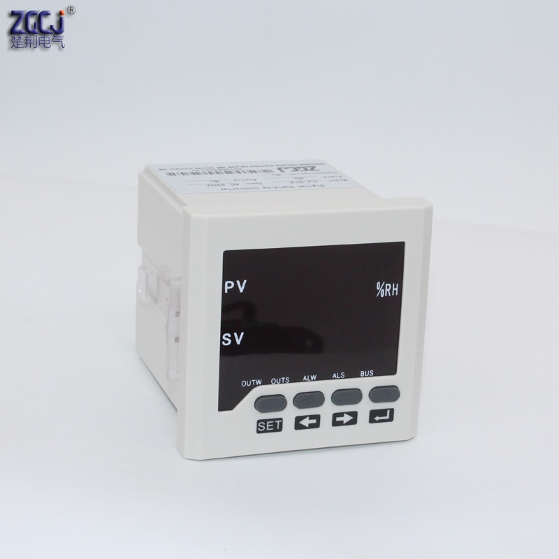 digital Humidity controller with humidity sensor with alarm output with RS485 communication function air moisture panel meter