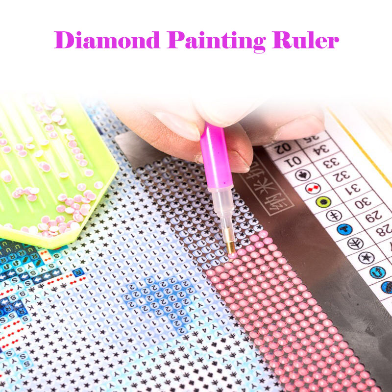 Diamond Painting Tools Mesh Ruler Dot Drill Drawing Ruler Diamond Embroidery accessory