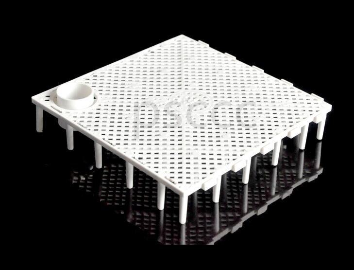 Aquarium fish tank under gravel filter bottom sand filter System Oxygen-increasing cycle Clean the water.: A white nozzle plane / 5 unit