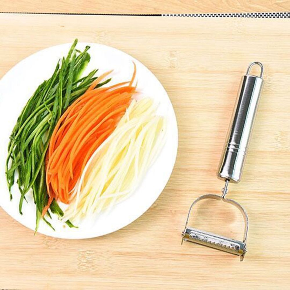 Vegetable Peeler Stainless Steel Kitchen Potato Peeler Metal Carrot Grater Slicer Shredder Fruit Peeler Kitchen Gadget