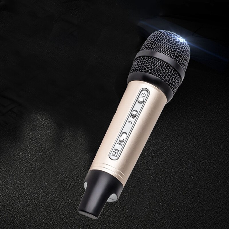 C200 micro Mini voiture micro sans fil FM Microphone suppression de bruit connexion sans fil