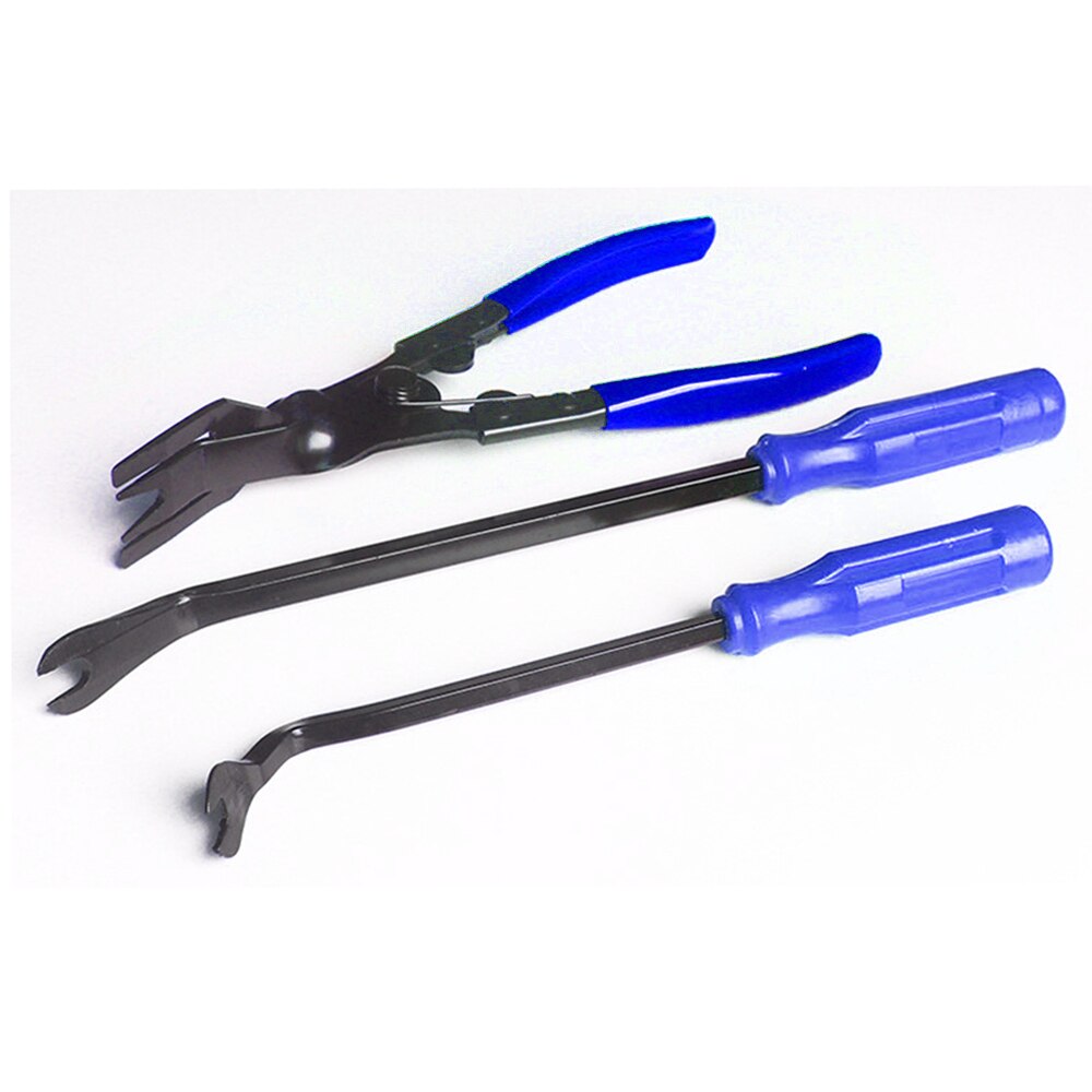 Car Headlight Removal Tool for Honda Toyota Hyundai VW BMW Kia Headlamp Repair Kit Clip Pliers Set Fastener Remover Trim Install: 3 Pcs Blue Color