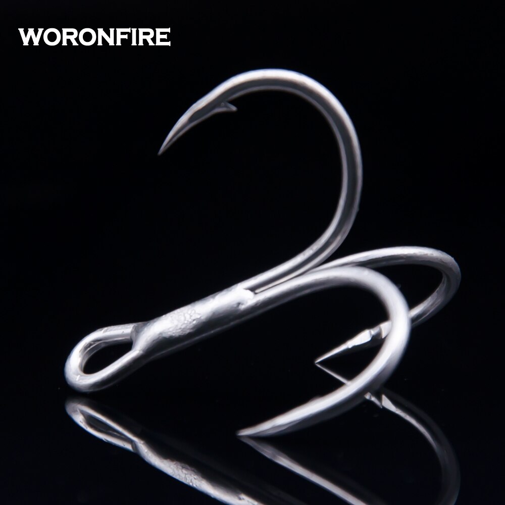 50 sztuk/pudło Haczyki wędkarskie Wysoka stal Materiał węglowy Treble Haczyk wędkarski Okrągły składany Bass słonowodny 4 # 6 # 8 # 12 # Haki kolczaste
