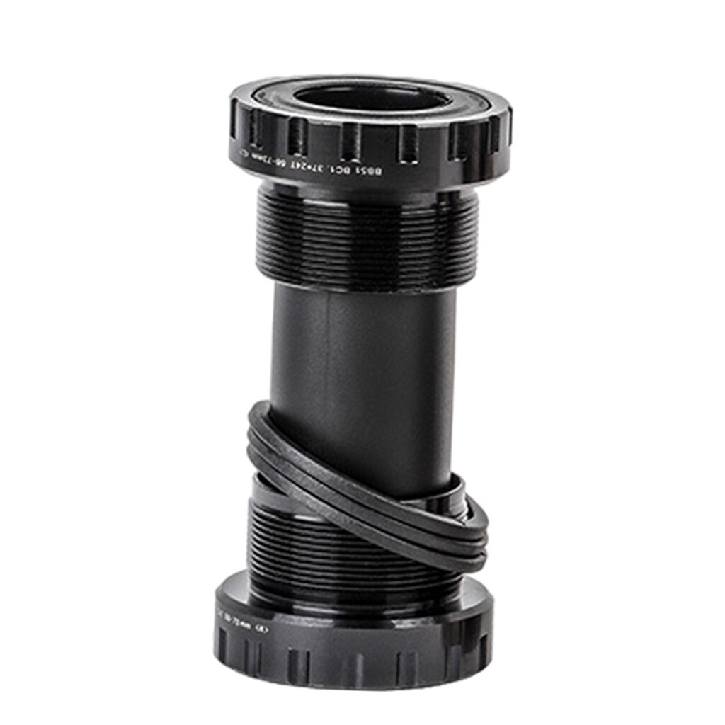 Deluxe Bike Bottom Bracket 68-73mm Integrated Hollow MTB Road Bike Bicycle BB51 Sealed Bearing Bottom Brackets Crankset Parts: Black