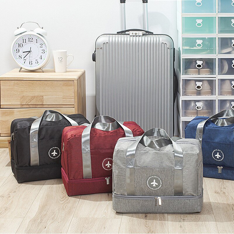 Reistas Waterdicht Grote Capaciteit Multifunctionele Droog Nat Scheiding Opslag Handtas Bag Travel Duffle Bag