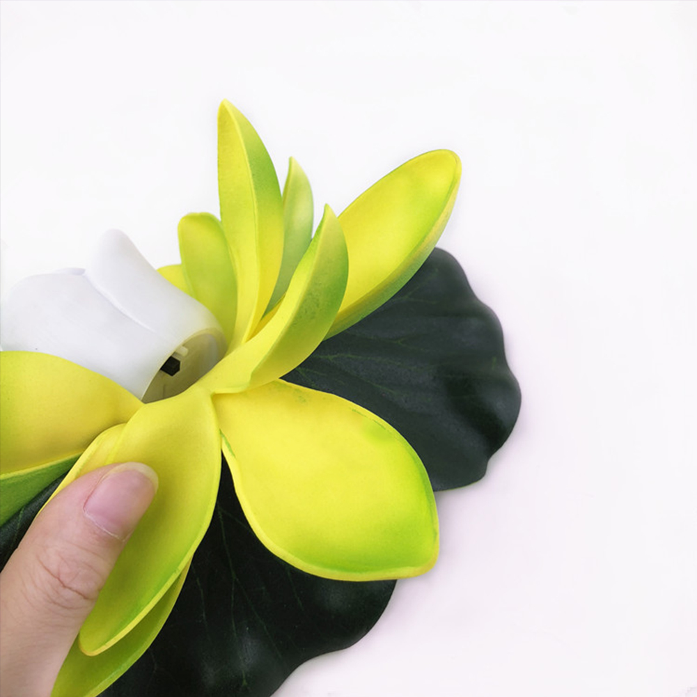 LED wasserdicht schwimmende Lotus Licht batterie betrieben künstliche Lilie Blume Nacht lampe Teich Pool Garten Fisch Tank Wasser dekor