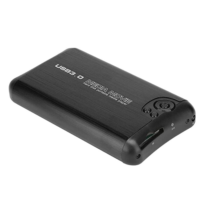 1080p multimediaspelare usb 3.0 hdmi av utgång mini mediaspelare sata stöd för mkv video bärbar u disk