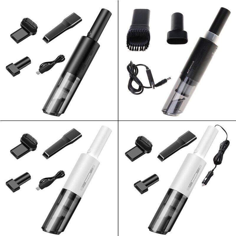 6000PA Handheld Vacuum Strong Suction High Power 120W Wired/Wireless Car Charger Vacuum Cleaner Auto Portable For Car