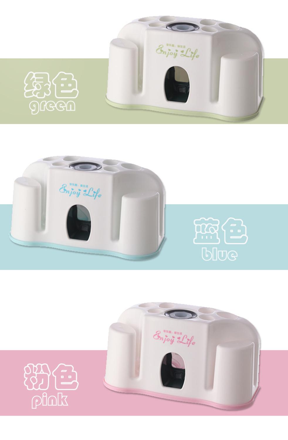 Automatic Toothpaste Squeezer Hand Free Tooth Paste Squeezing Dispenser Easy Press Toothpaste Holder Bathroom Tools: Random color