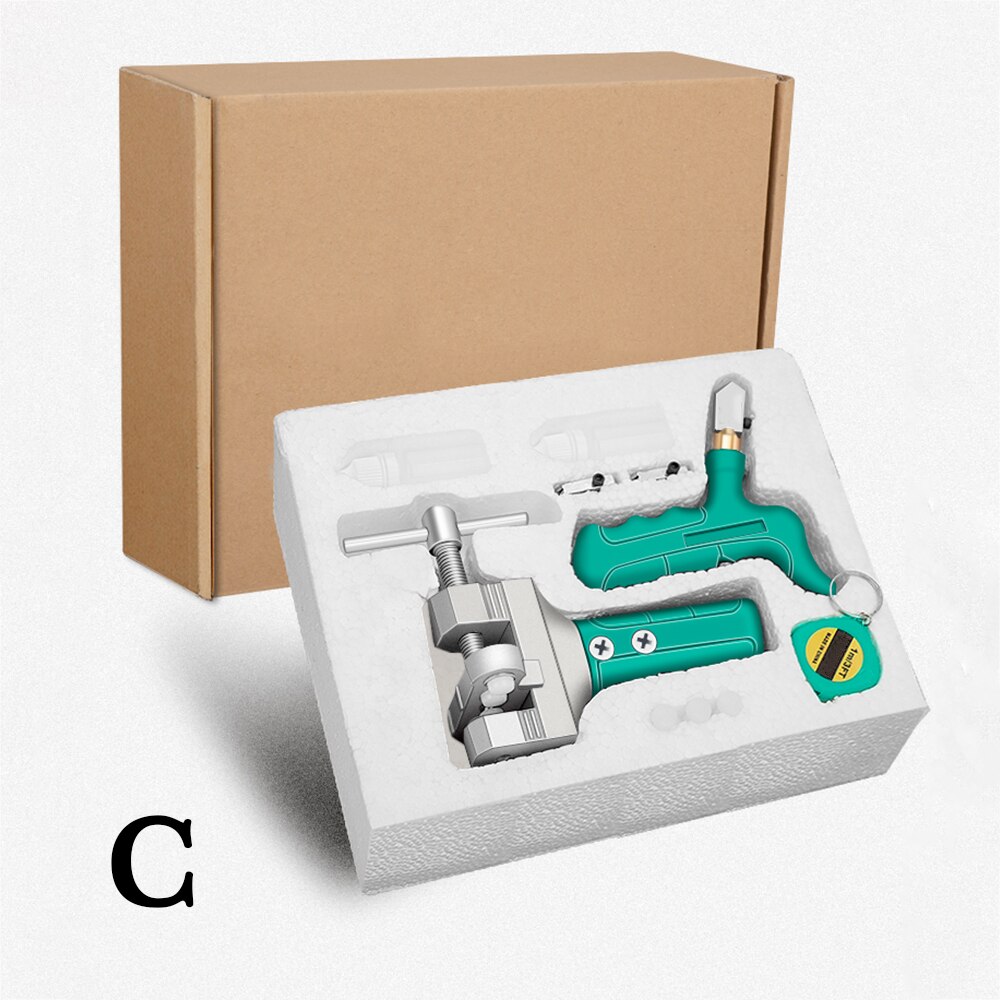 Hoge Sterkte Keramische Tegel Glassnijder Handheld Tegel Cutter Opener Thuis Multifunctionele Glassnijder Diamond Cutting Hand gereedschap: C