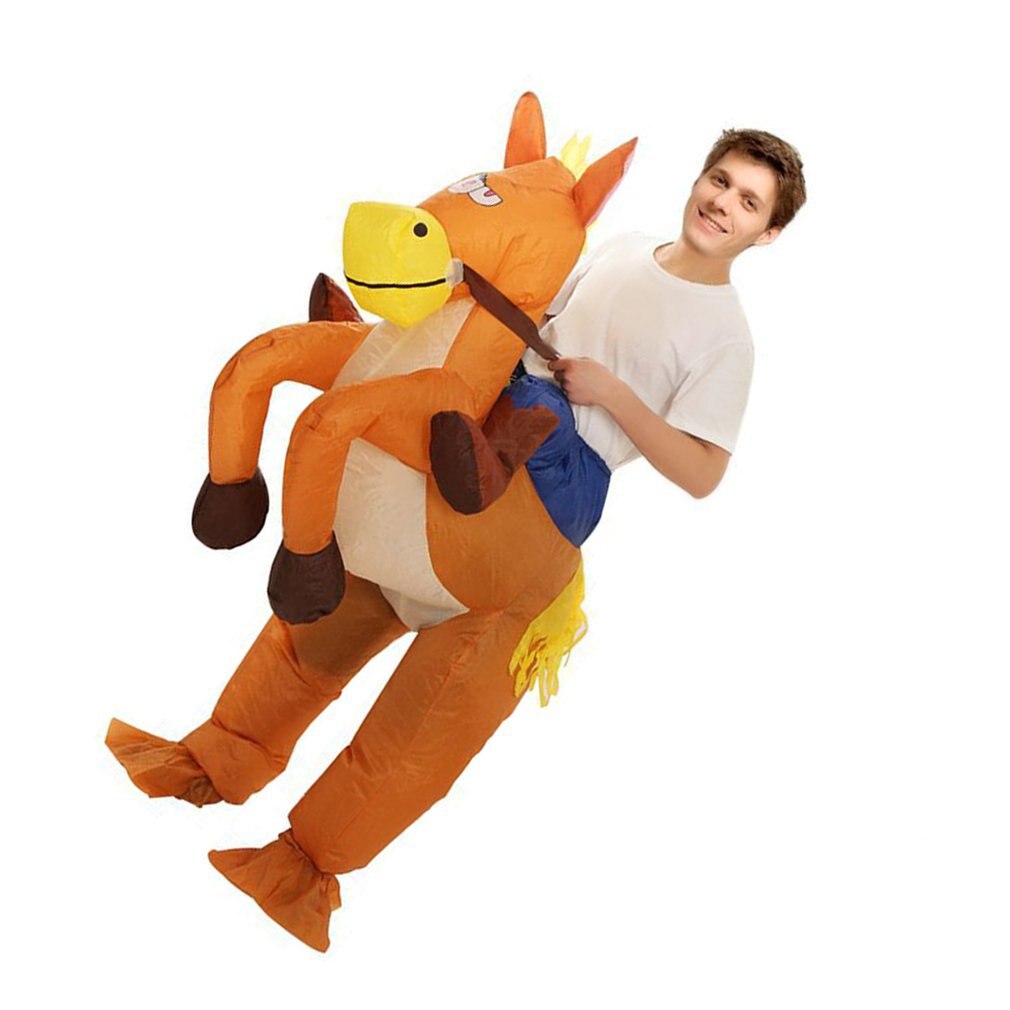 Halloween western cowboy oppustelig kostume sjovt sjov karneval fest spoof kostume rekvisitter