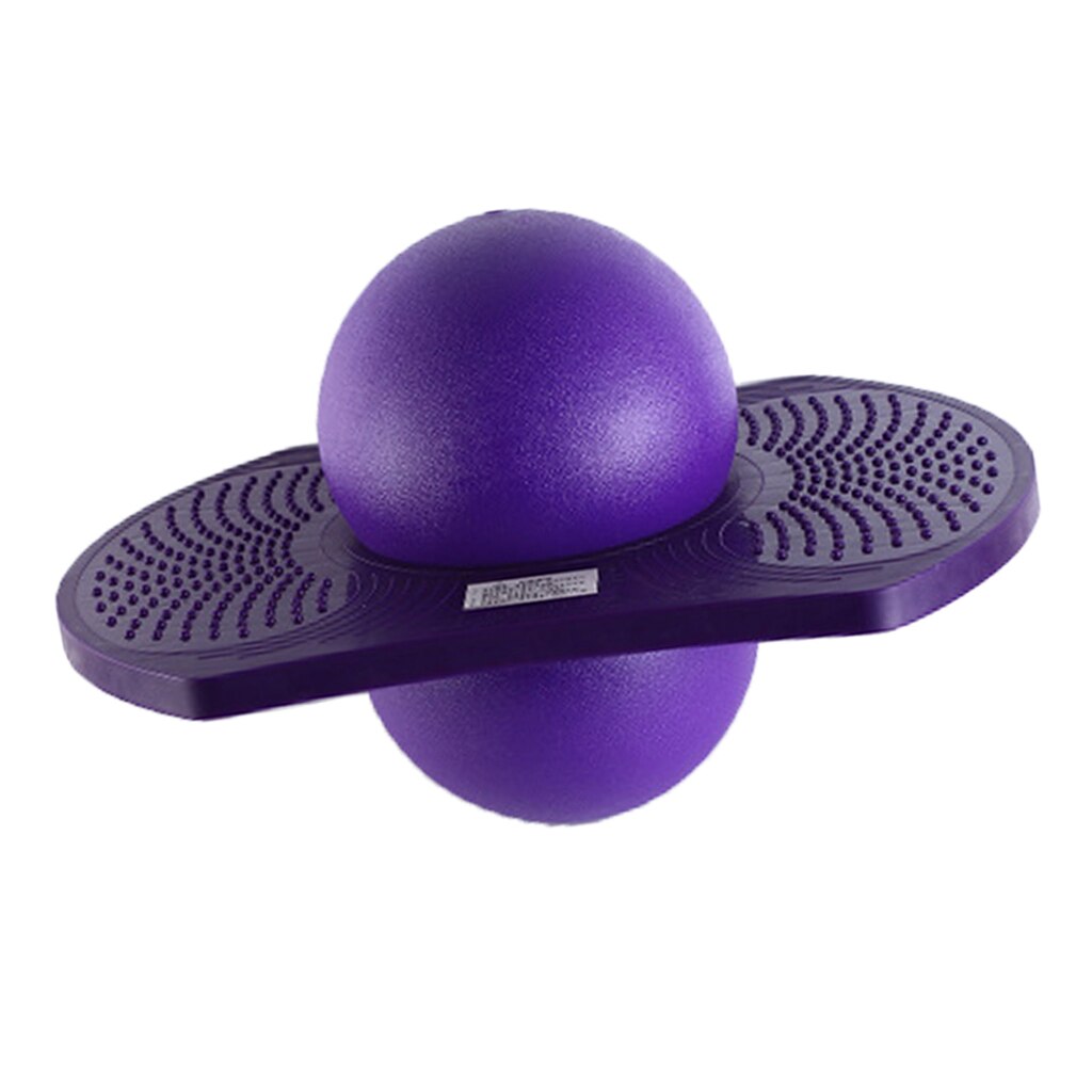 Plataforma de equilibrio para exteriores de verano, pelota saltador para niños, patio de recreo, deporte y entrenamiento, juguete de competición-púrpura