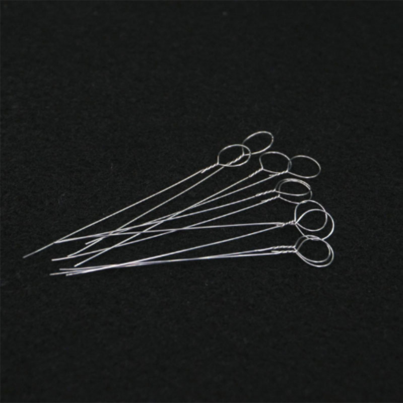 -10Pcs Ni-Cr Alloy 4Mm Dia Inoculating Loop For Lab Microbiology Tissue Culture