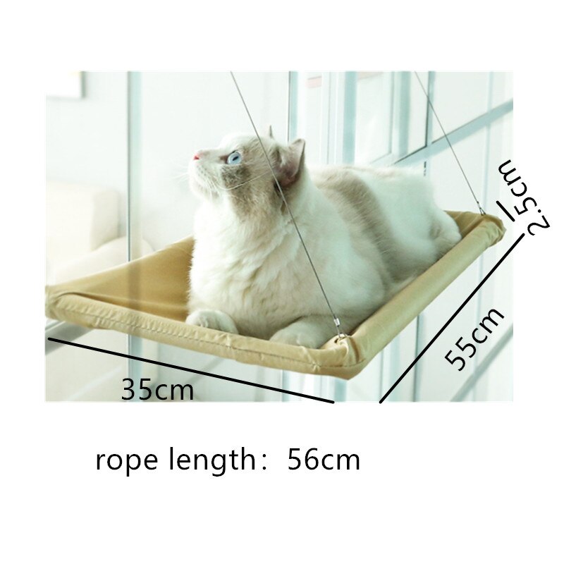 Repisas Gato Percha Para Ventana De Gato, Marco De Madera