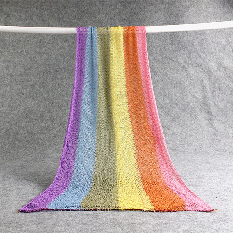 Rainbow wrap newborn photography props,Multi color wrap photography props,newborn stretch blanket backdrop props(40*150 cm)