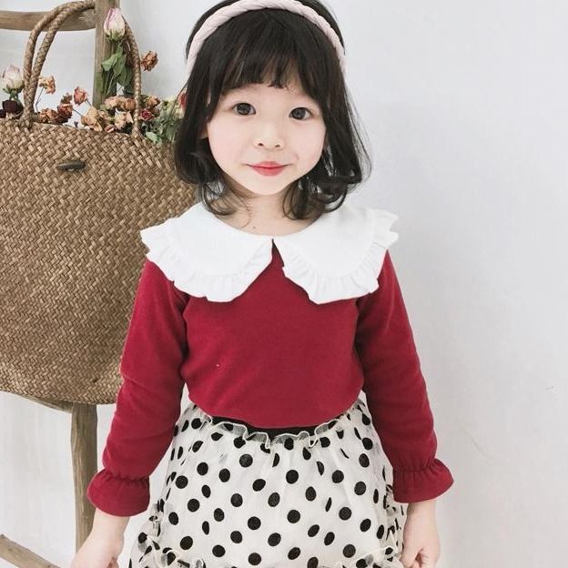 Babymeisjes blouse lente herfst peuter kinderen tops kinderkleding voor prinsessenmeisje shirt