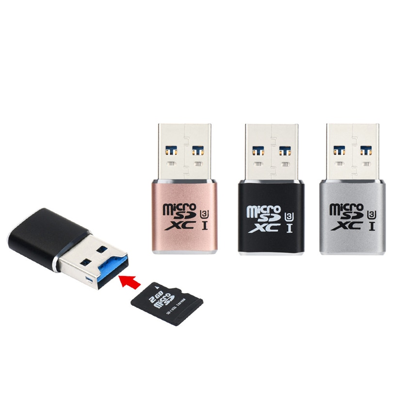 Understøtter op  to 128gb tf kort usb 3.0 micro sdxc micro sd tf t-flash kortlæser adapter sdxc/sdhc/sd kortlæser sæt  a40