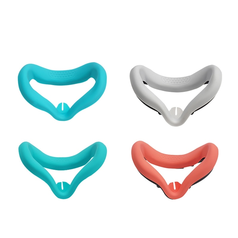 Vr-gesichtsmaske aus silikon, schweiß- und staubabweisend, rutschfestes polster, passend für oculus quest 2 dxac