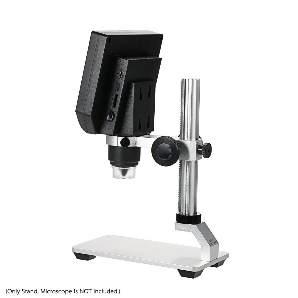 Adjustable Height Microscope Stand Aluminum Alloy Bracket Holder Lifting Support for Clamping 32-34mm USB Digital Microscopes
