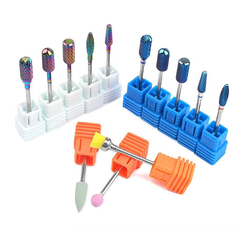 Nail Tungsten Steel Electroplating Polishing Head, Rotary Electric Nail File for Manicure, Milling Cutter, Accessories Tool