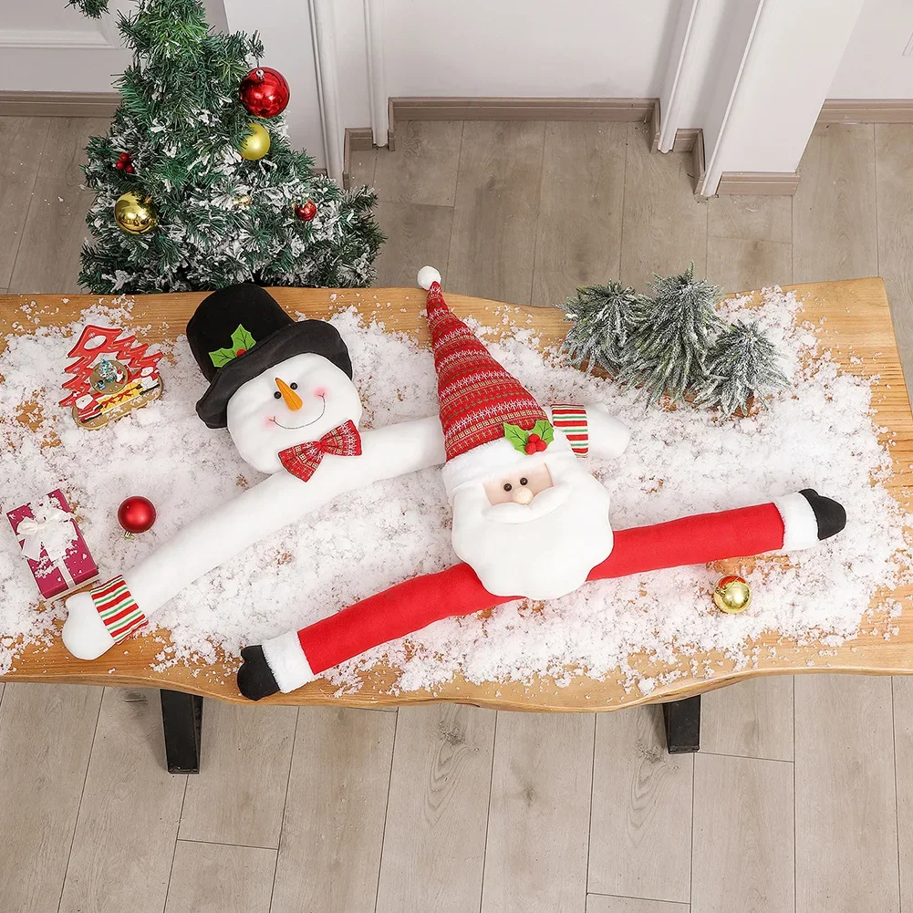 Christmas Decorative Supplies Christmas Tree Top Star Old Man Snowman Christmas Tree Hat Decoration Home Scene Decoration