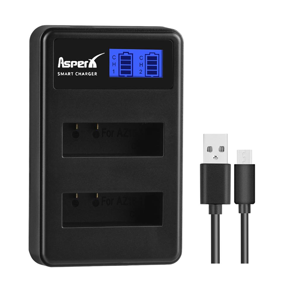 Batería de AZ16-1 para cámara de acción Xiaomi Yi II yi 4k, cargador LCD, 4k, batería de AZ16-2, para Xiaoyi Lite Yi 360 VR: 1 Charger