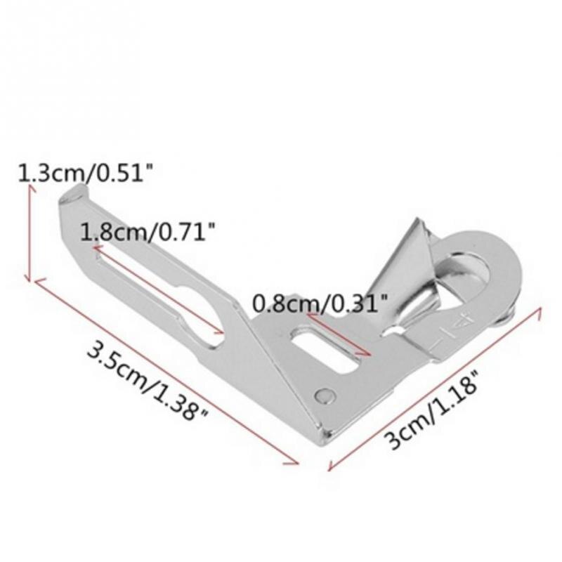 Binnenlandse Naaimachine Voet Presser Rolzoom Voeten Set voor Brother Singer 3 Size