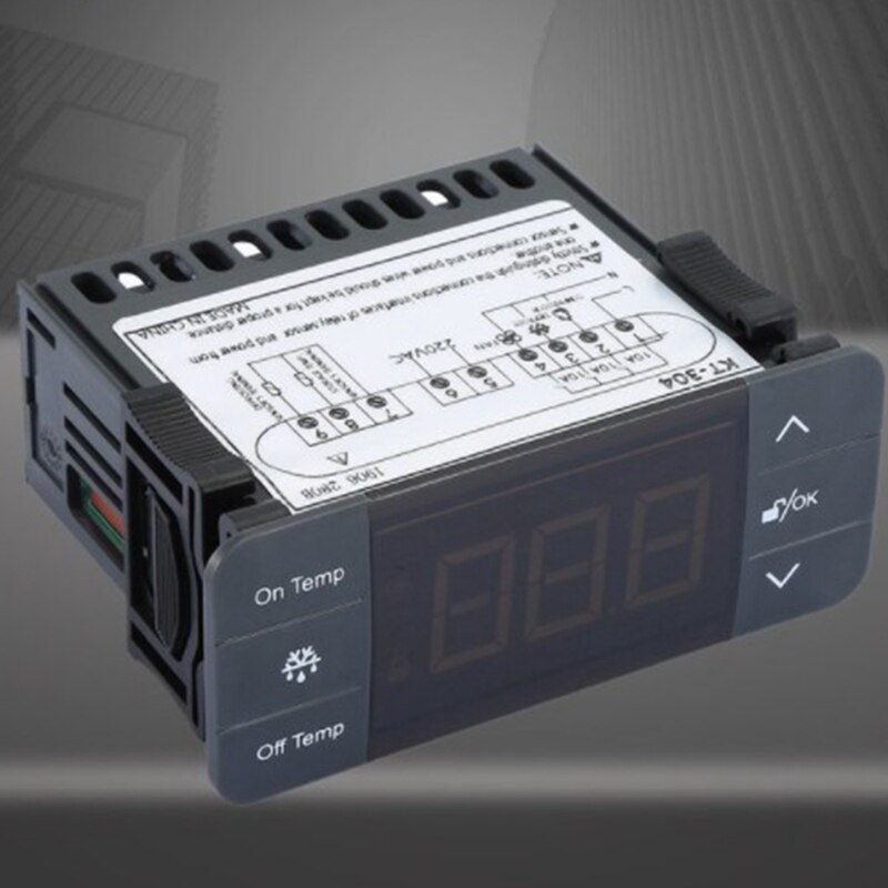 KT-304 Digitale Temperatuurregelaar Thermoregulator Thermokoppel Sensor Met Koeling Ontdooien Ventilator Functie 220V