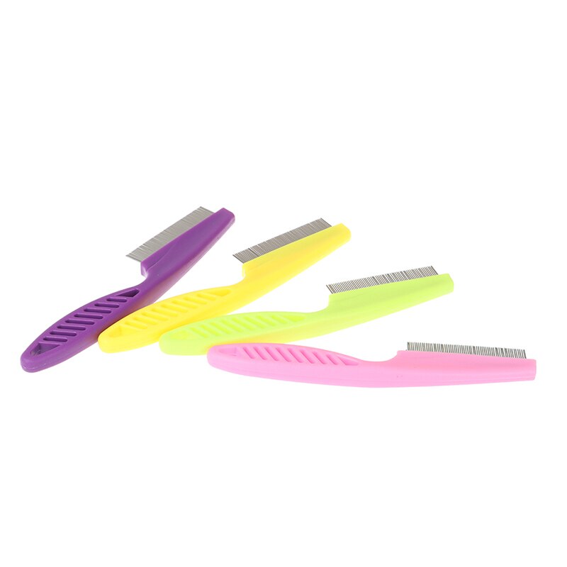 Protect Flea Comb For Cats Dogs Pet Stainless Steel Comfort Flea Hair Grooming Tools Deworming Brush Short Long Hair Fur Remove