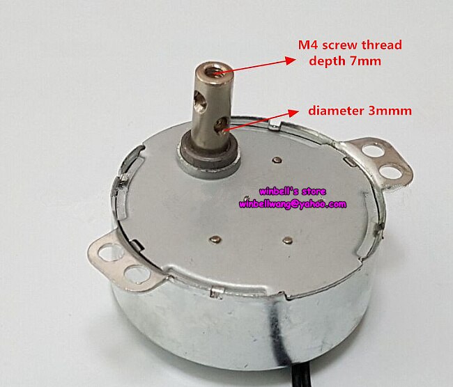 50 tyz permanent magnet synkronmotor 220v mikro vekselstrømsmotor 5 omdrejninger i minuttet 4w vekselstrømsmotor ~