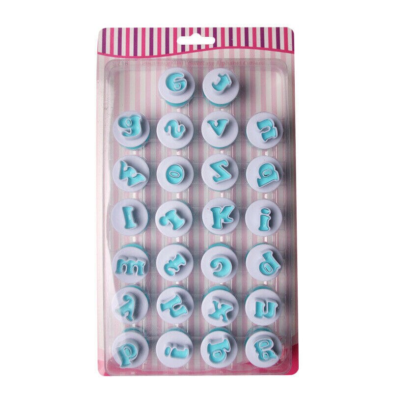 10/26 Pcs Aantal Letters Cakevorm Fondant Suiker Ambachtelijke Cookies Plunger Decorating Gereedschap TI99