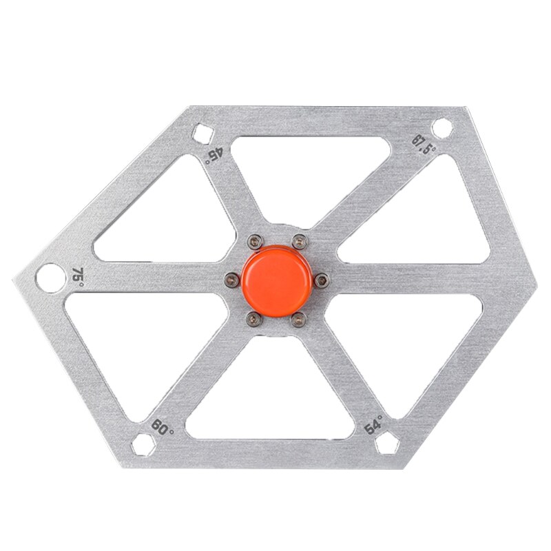 Aluminum Alloy Hexagon Ruler Saw Angle Finder Gauge Protractor Inclinometer Tool U7EA