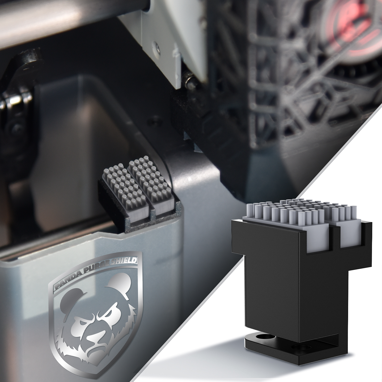 BIGTREETECH Panda Brush PX Multi-Material Reliability Upgrades Nozzles Wiper Hotend Cleaner 3D Printer Parts For Bambu Lab P1 X1