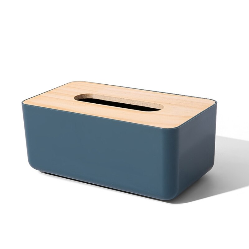 Tissue Box Roll Paper Storage Container Remote Control Storage Case