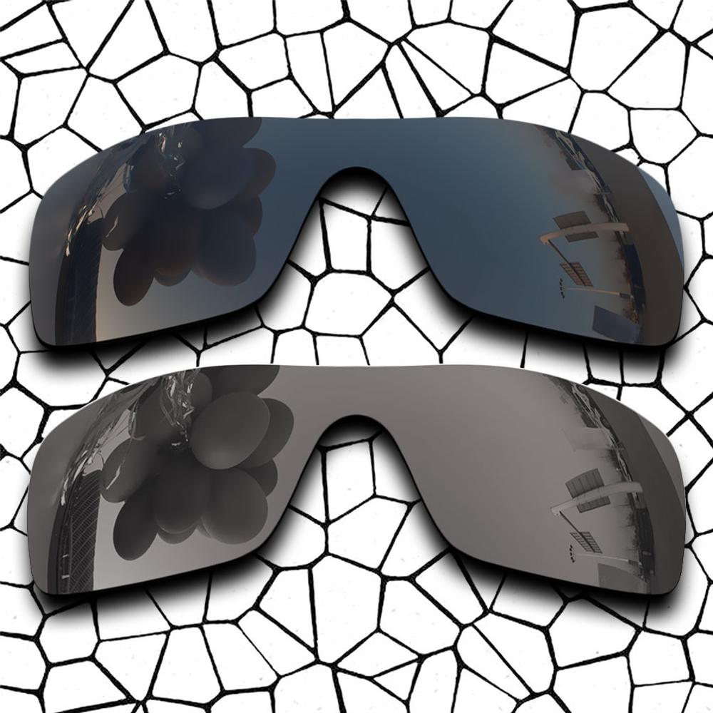 Polarized Sunglasses Replacement Lenses for-TURBINE ROTOR 009307 Frame - Multiple Options: Black-Grey Chrome
