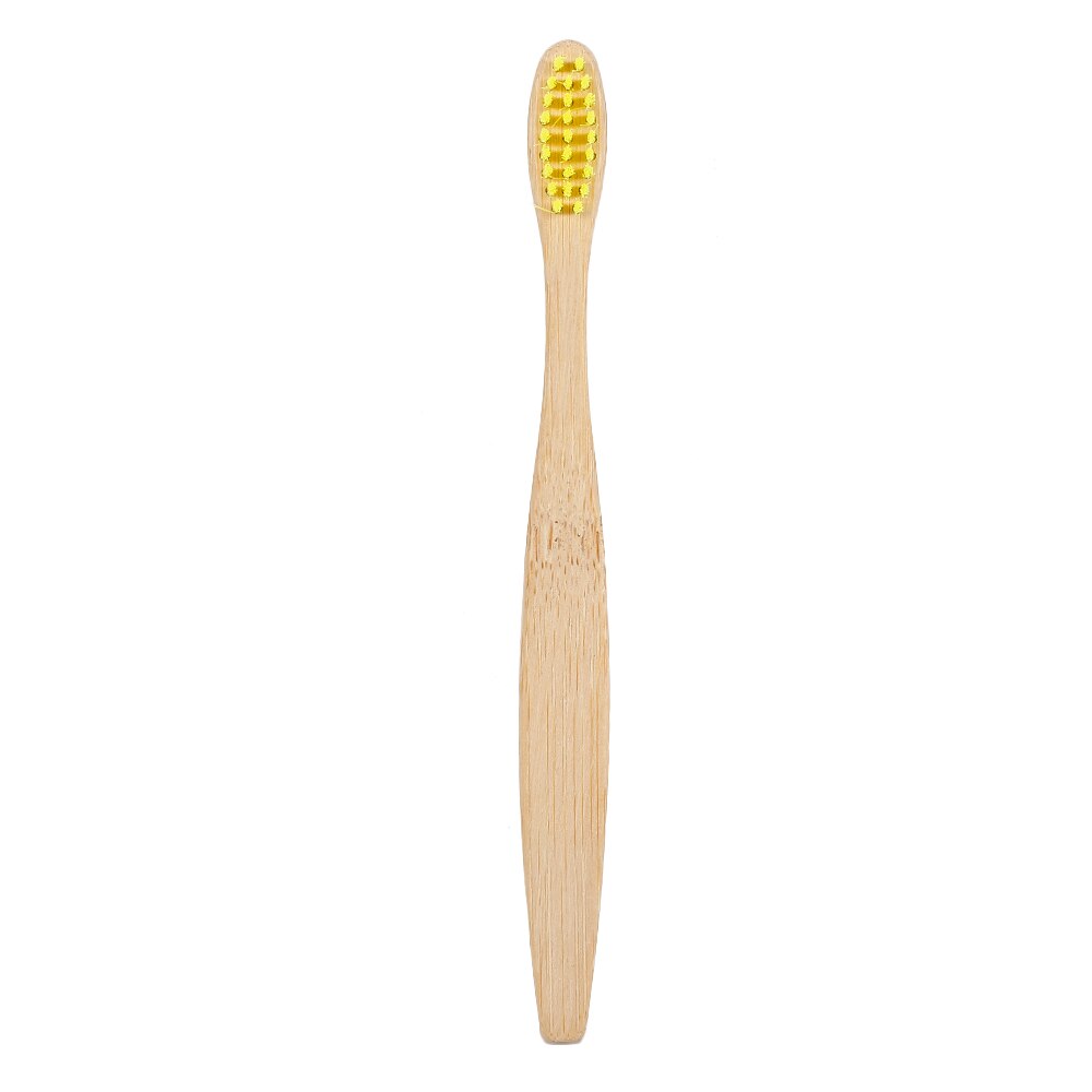 13 Colors Soft Bristles Bamboo Toothbrush Natural Eco-friendly Natural Round Handle Toothbrush Oral Care: 12