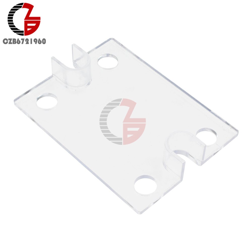 Safety Cover Case for Single Phase Solid State Relay SSR Clear Plastic Cover