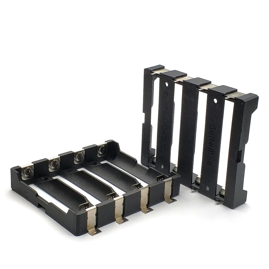 4 x 21700 Battery Holder SMT SMD THM Battery Box 21700 Storage Box 4S 21700 Battery Case