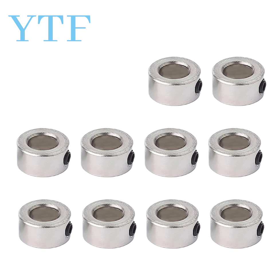 5-100PCS 8mm As Lock Kraag T8 Lood Schroef Lock Ring Rvs Isolatie voor 3D printer Koper 3D Printers Onderdelen: WHITE