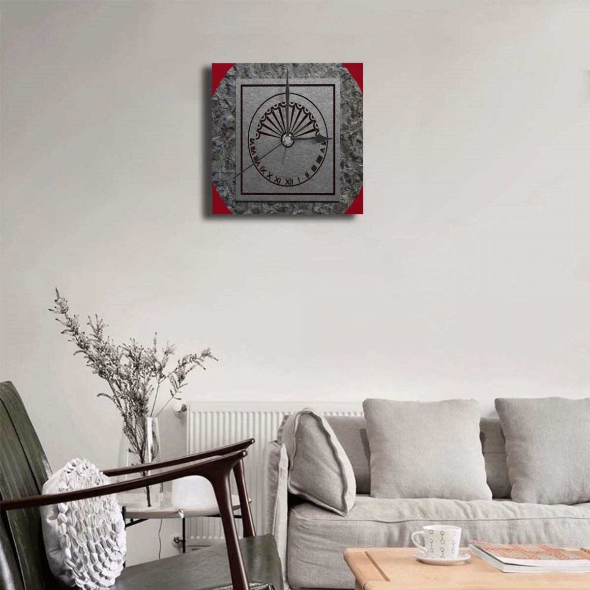 Meridiana-relojes Castel Del Monte, decoración de pared, reloj de pared Led, pegatinas de espejo, reloj de pared moderno