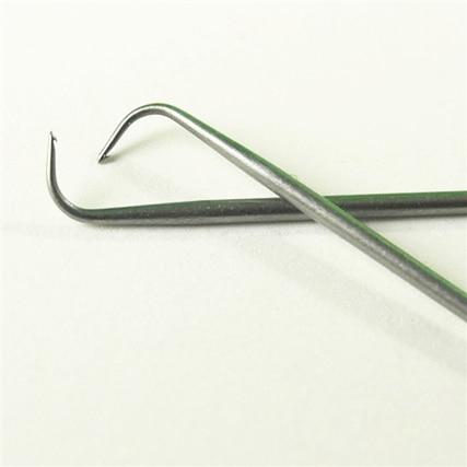 Aiguille de tissage ventilée coréenne avec pointe incurvée, pour la fabrication de perruques, accessoires pour cheveux, 4 tailles, 12 pièces