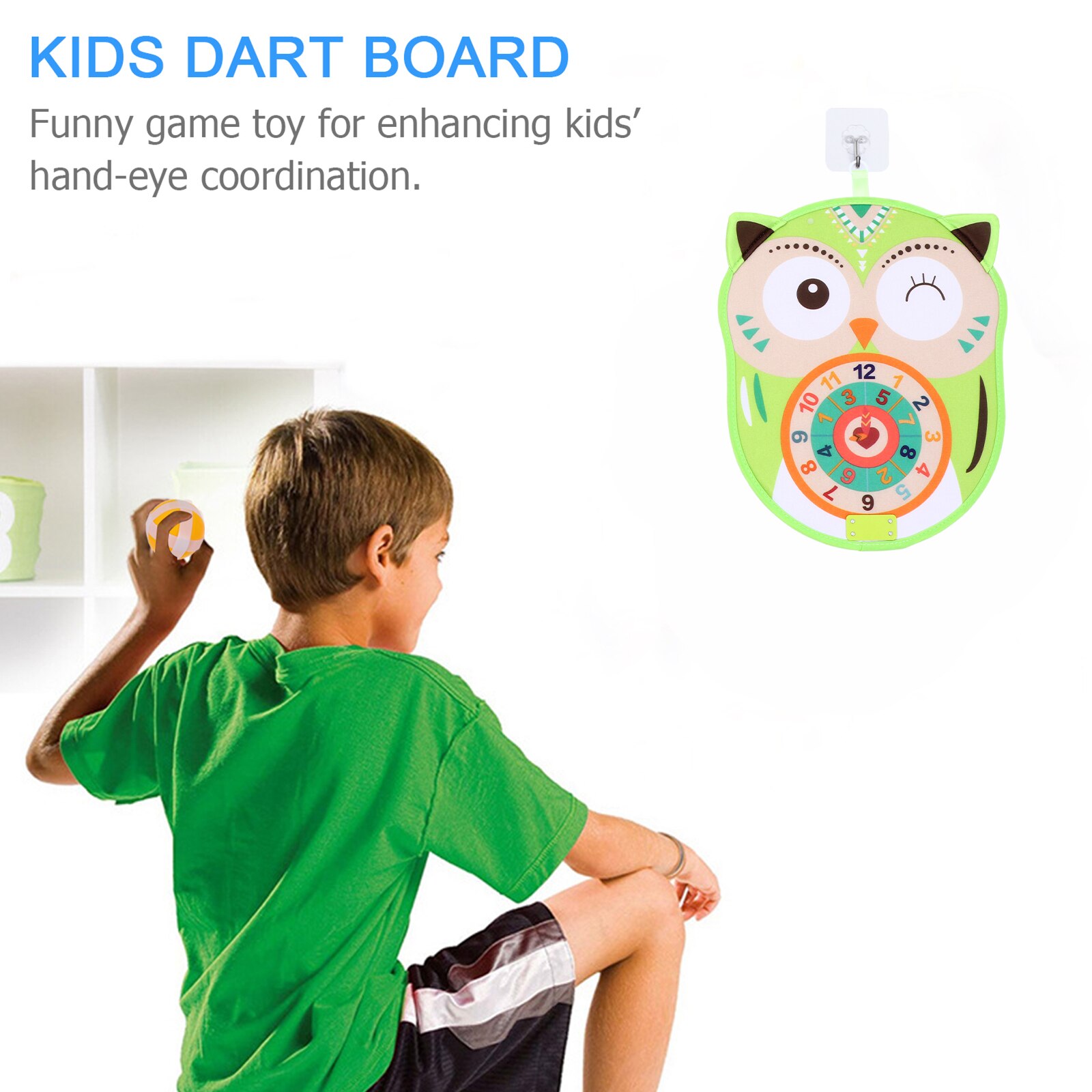 1 Set Cartoon Interesting Interactive Dart Board Game for Home Kids Children