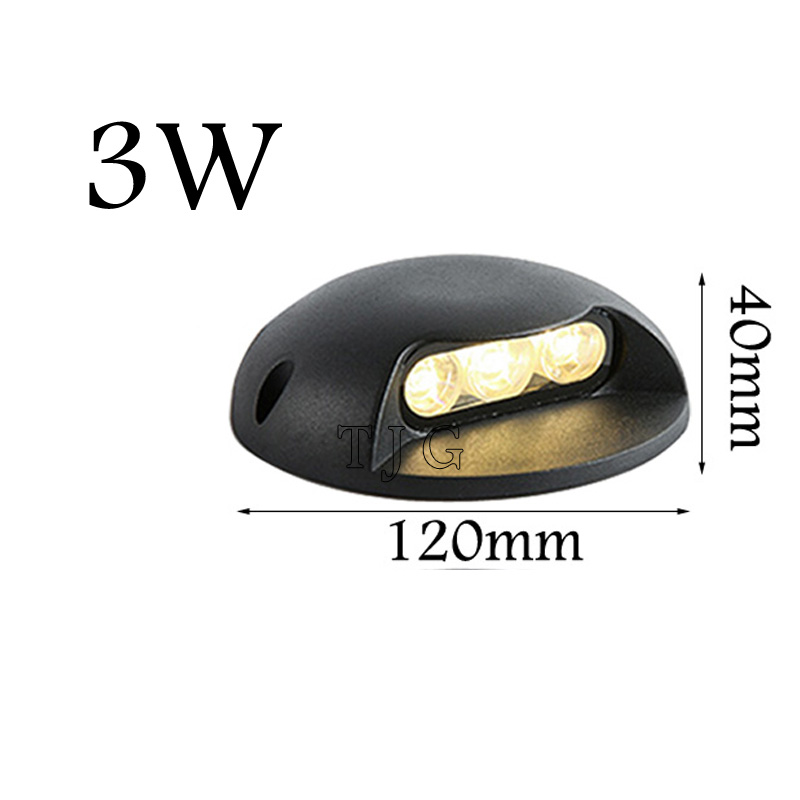 3W 6W 9W 12W IP68 Waterproof LED Underground Light Outdoor Ground Garden Path Floor Buried Yard Spot Landscape AC85-265V DC12V: changeable / 0-5W