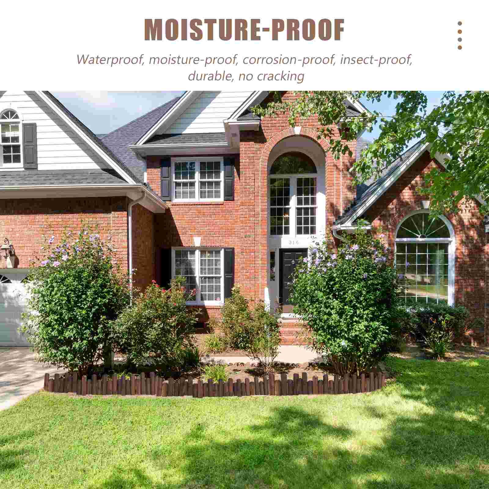 Garden Wood Fence Household Yard Fence Outdoor Horticulture Wooden Fence