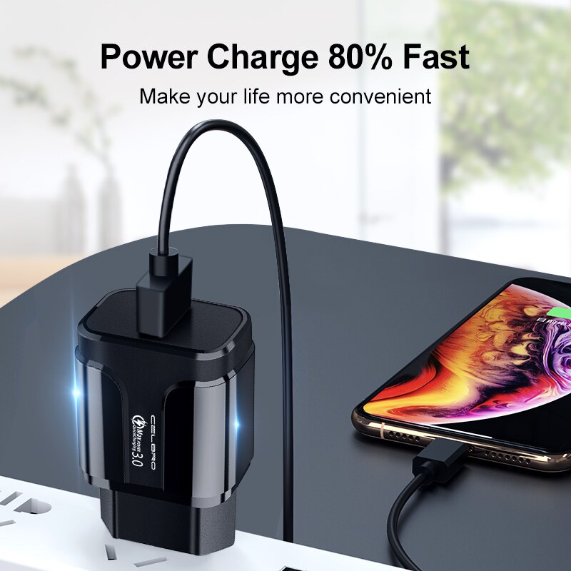 Quick Charge 3.0 Charger 9V 2a Snel Opladen Voor Oukitel WP2 Y4800 Wp5000 K12 Blackview BV9900 BV8000 Ulefone Power 6 Doogee