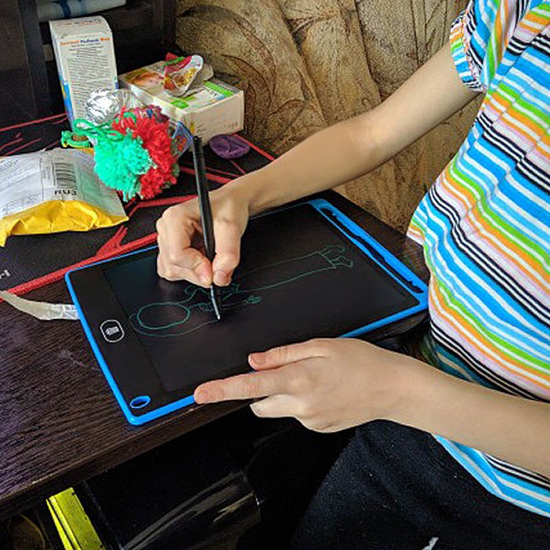 Electronic Doodle Board 8.5in LCD Writing Drawing Handwriting Tablet for Kids Adult School QJY99