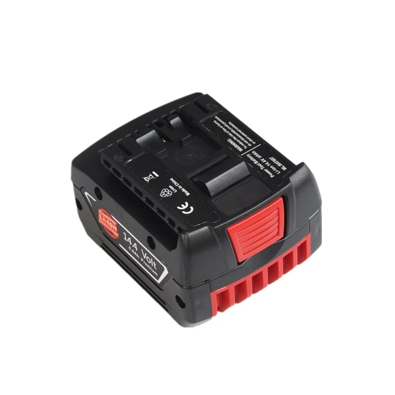 14.4v 6800 mah uppladdningsbart litiumjonbatteripaket för bosch batteridriven elektrisk borrskruvmejsel bat 607, bat 607g, bat 614, bat 614g