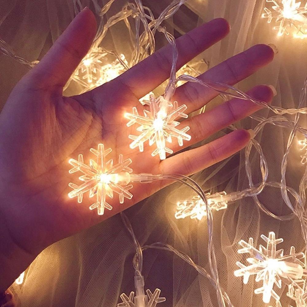 Usb port 5v snefnug snor guirlande lys hjemme juleindretning fe led lampe juleårs træ ornament led snor