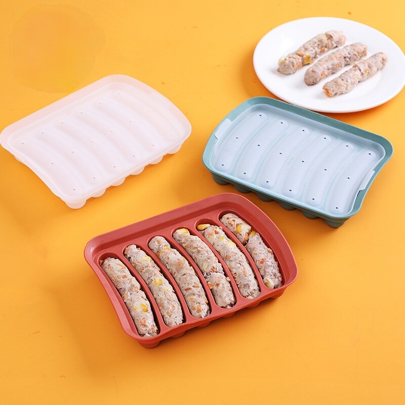 Silikon wurst bilden schinken wurst heißer hund schleifen werkzeug küche zubehör küche Spielereien und zubehör