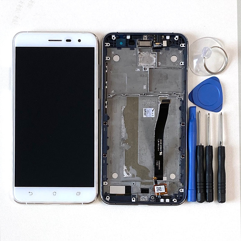 5.5" Original M&Sen For ASUS Zenfone 3 ZE552KL LCD Screen Display+Touch Panel Digitizer With Frame For ZE552KL Z012D Z012S